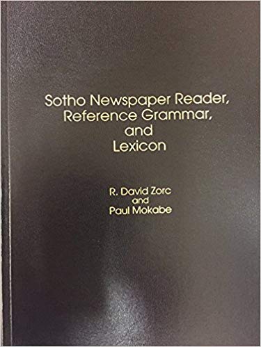 375x499 Sotho Newspaper Reader, Grammar Sketch And Lexicon R. David Paul - Grammar Sketch