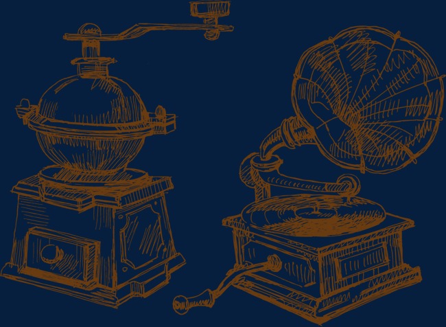 650x476 Gramophone Sketch Vector Elements Png, Sketch Vector, Phonograph - Gramophone Sketch