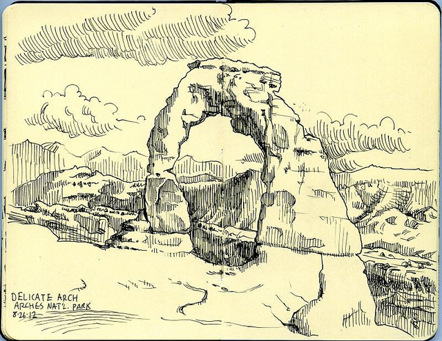 640x495 Vacation In Canyon Country Urban Sketchers - Grand Canyon Sketch