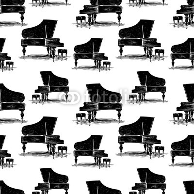 400x400 Pattern Of A Grand Piano Sketch Buy Photos Ap Images Detailview - Grand Piano Sketch