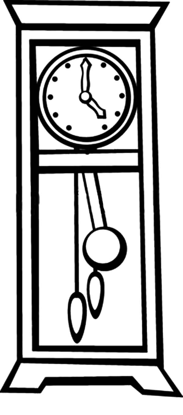 Grandfather Clock Sketch at PaintingValley.com | Explore collection of ...