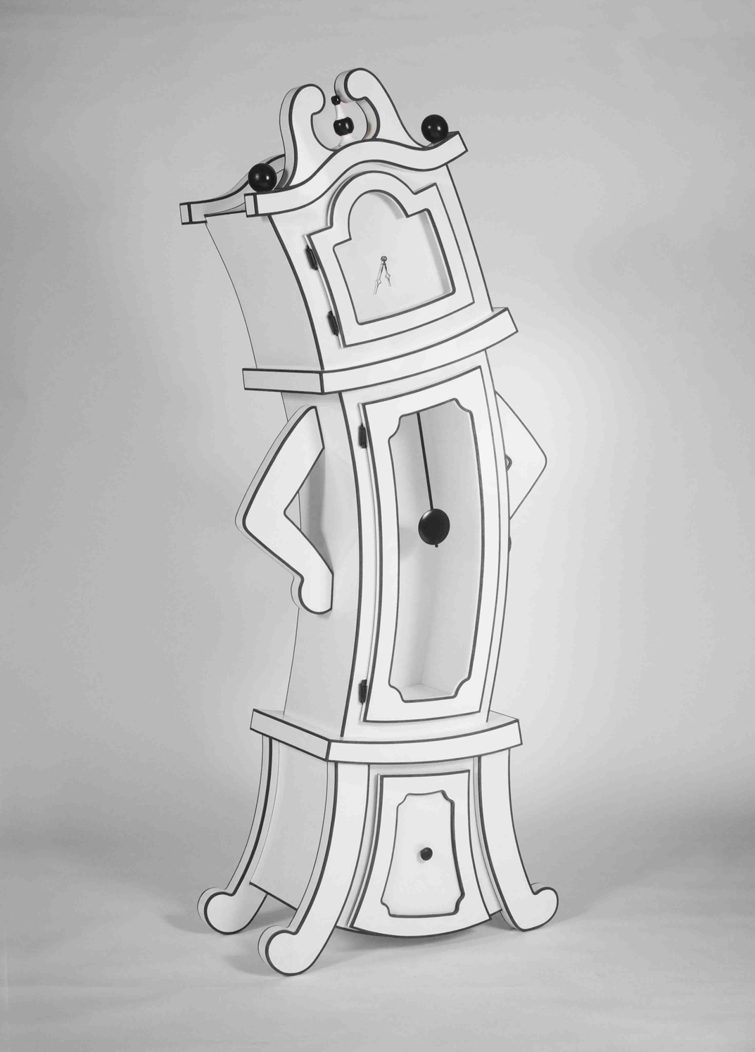 1073x1495 Grandfather Clock Straight Line Designs Inc. - Grandfather Clock Sketch