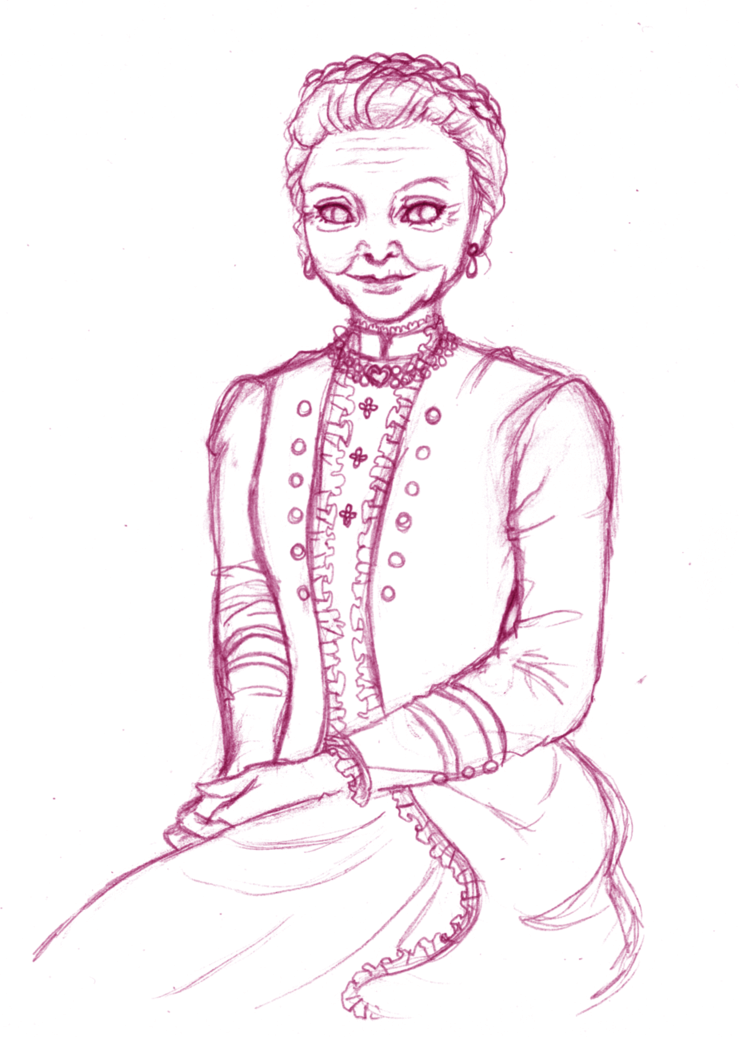 739x1037 Grandmother Sketch By Engel Und Tod - Grandmother Sketch