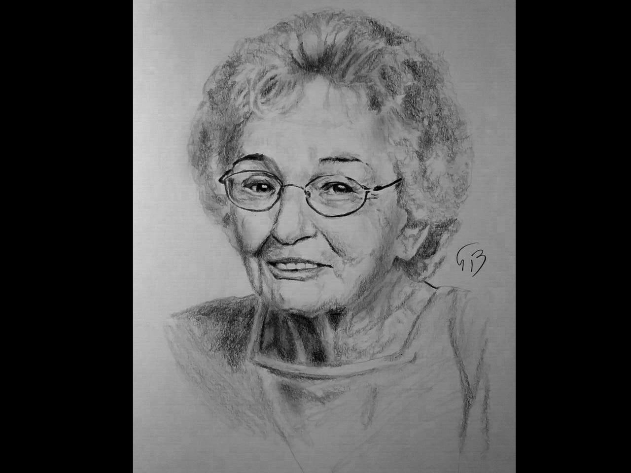 1280x960 Time Lapse Drawing Of My Grandmother - Grandmother Sketch