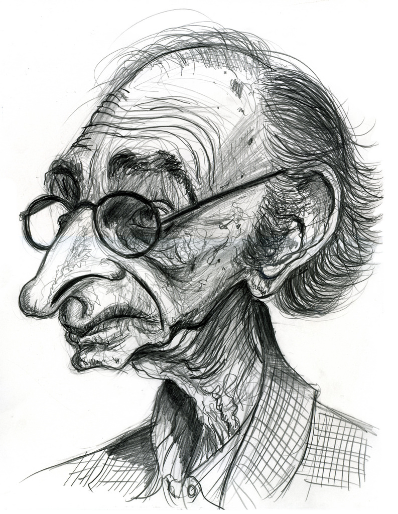 793x1024 David Kelly As Grandpa Joe (Charlie And The Chocolate - Grandpa Sketch
