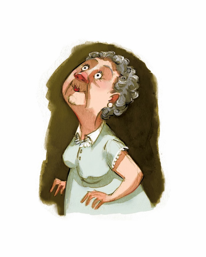 700x875 Jessica Warrick Illustrator, Cartoonist Granny Sketch - Granny Sketch