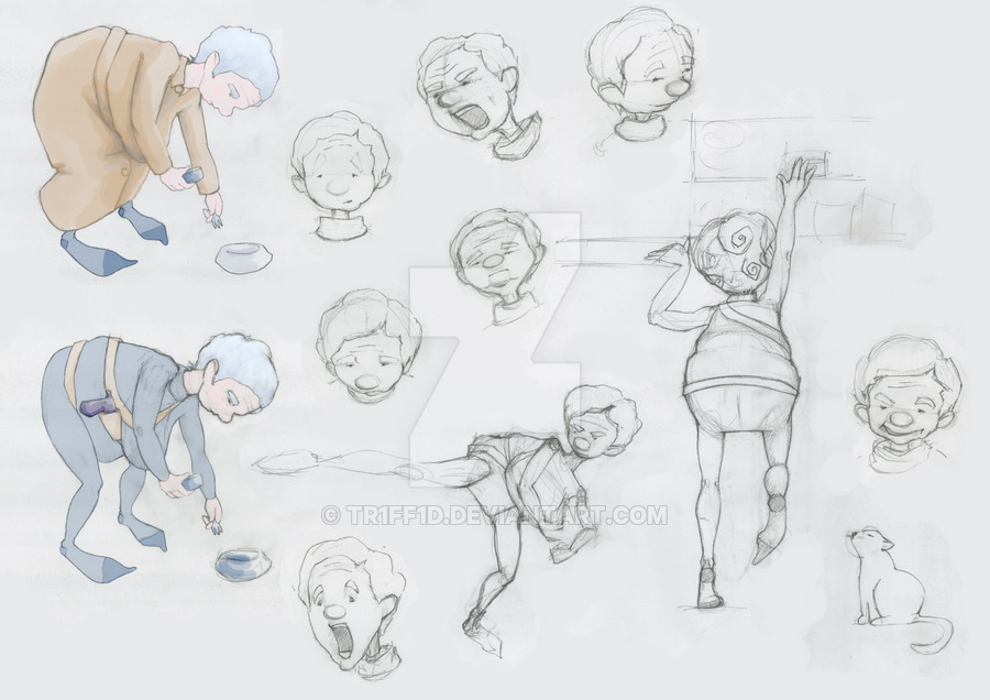 900x636 Spy Granny Sketch - Granny Sketch
