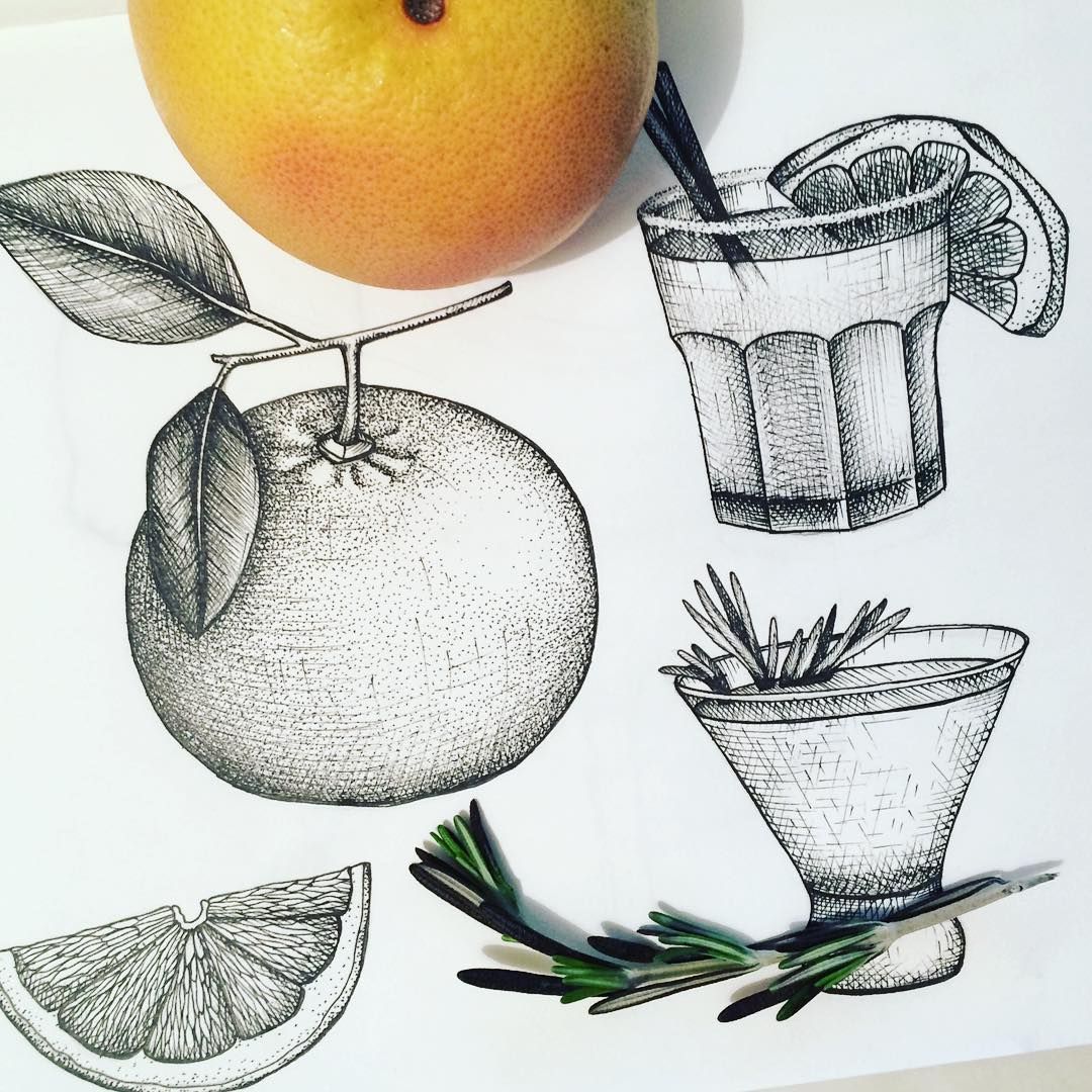 1080x1080 Kogda Nibud Ia Ikh Dorisuiu, V Sleduiushchem Godu Tochno! - Grapefruit Sketch