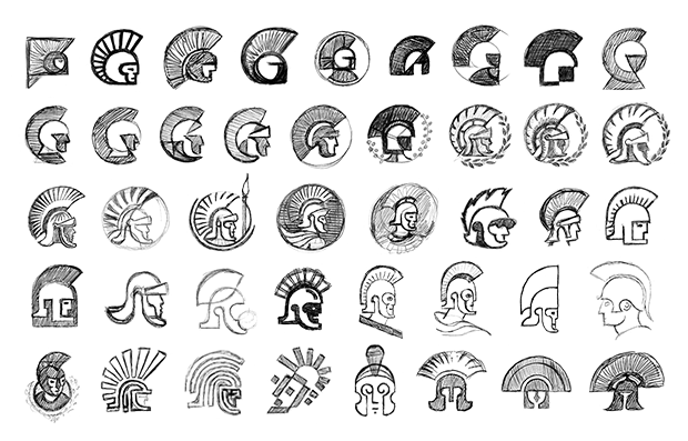 620x397 Assignment 8 Brand Design, Start With The Logo - Graphic Design Sketches