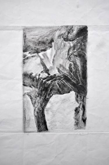 375x565 Study Drawing In Pencil, Graphite And Charcoal Touch Of Love - Graphite Sketches