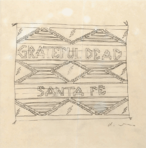 506x512 Paddle8 Original T Shirt Design Sketches For The Grateful Dead - Grateful Dead Sketches