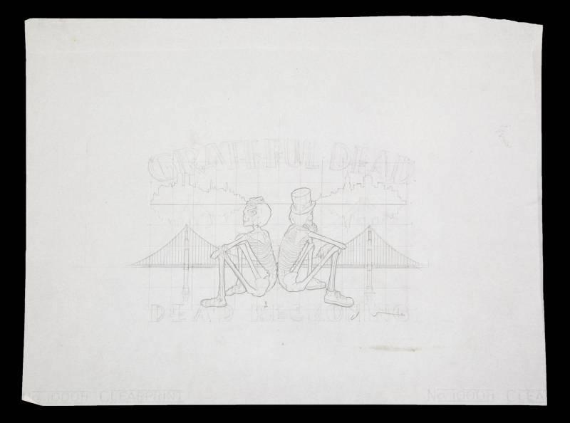 800x594 Dennis Larkins Grateful Dead Album Concept Sketches - Grateful Dead Sketches