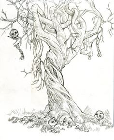 236x289 Graveyard Sketch By On @ - Graveyard Sketch