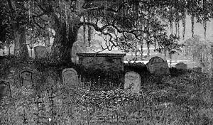 300x176 Framed Print - Graveyard Sketch