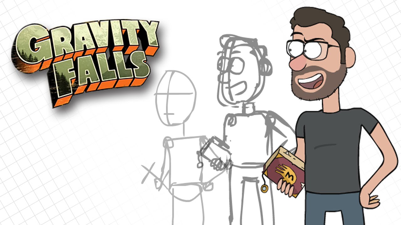 1280x720 Gravity Falls Drawing Style Tutorial - Gravity Falls Sketch.