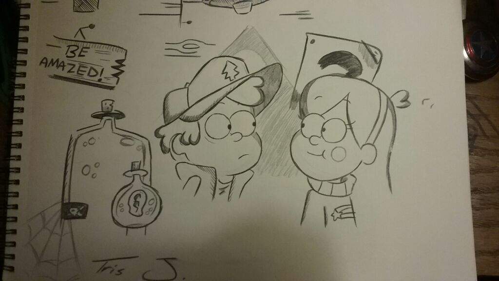 1024x576 Gravity Falls Sketches Cartoon Amino - Gravity Falls Sketch