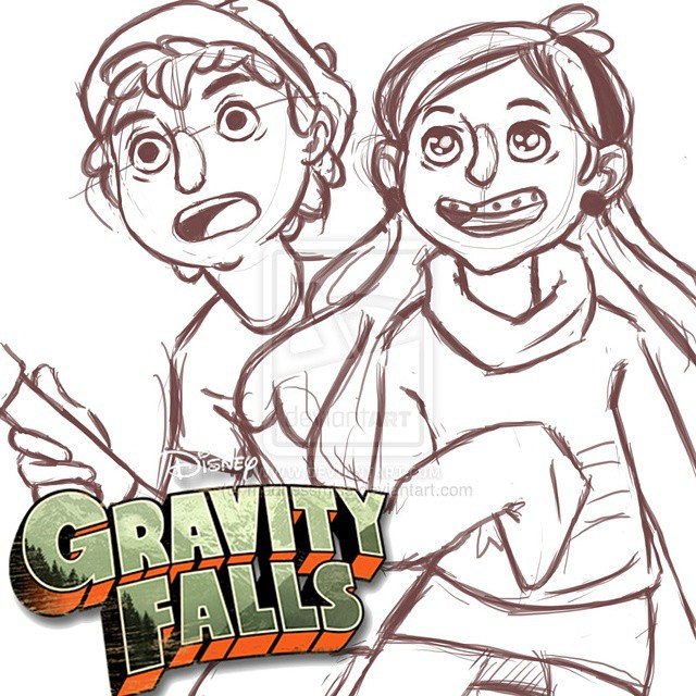 640x640 Gravity Falls Sketch )) Takes Me Longer To Draw On My - Gravity Falls Sketch