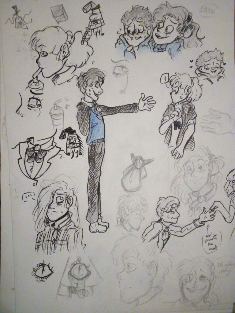 768x1024 Reverse Falls Sketch Dump. And Posts Will Be Less Frequent - Gravity Falls Sketch