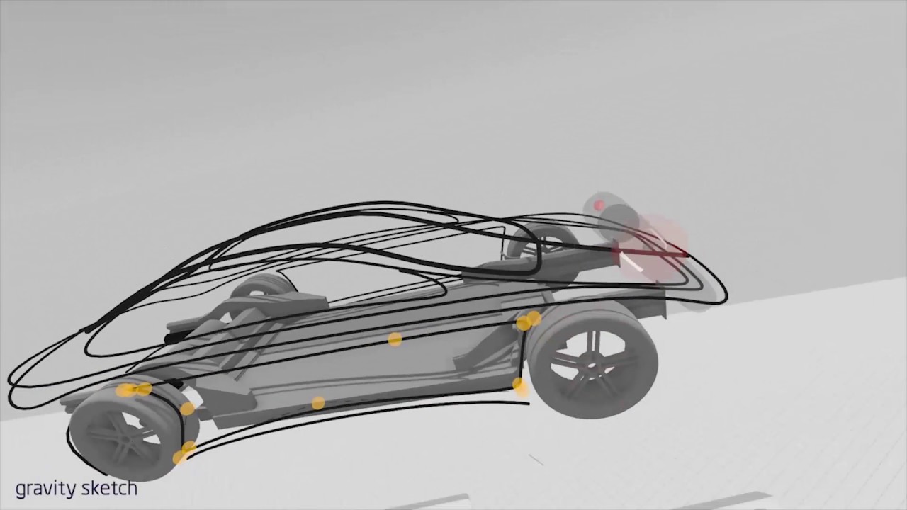 1280x720 Gravity Sketch Vr Quick Car Sketch 3x Speed - Gravity Sketch
