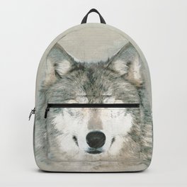 264x264 Gray Wolf Backpacks Society6 - Gray Wolf Sketch