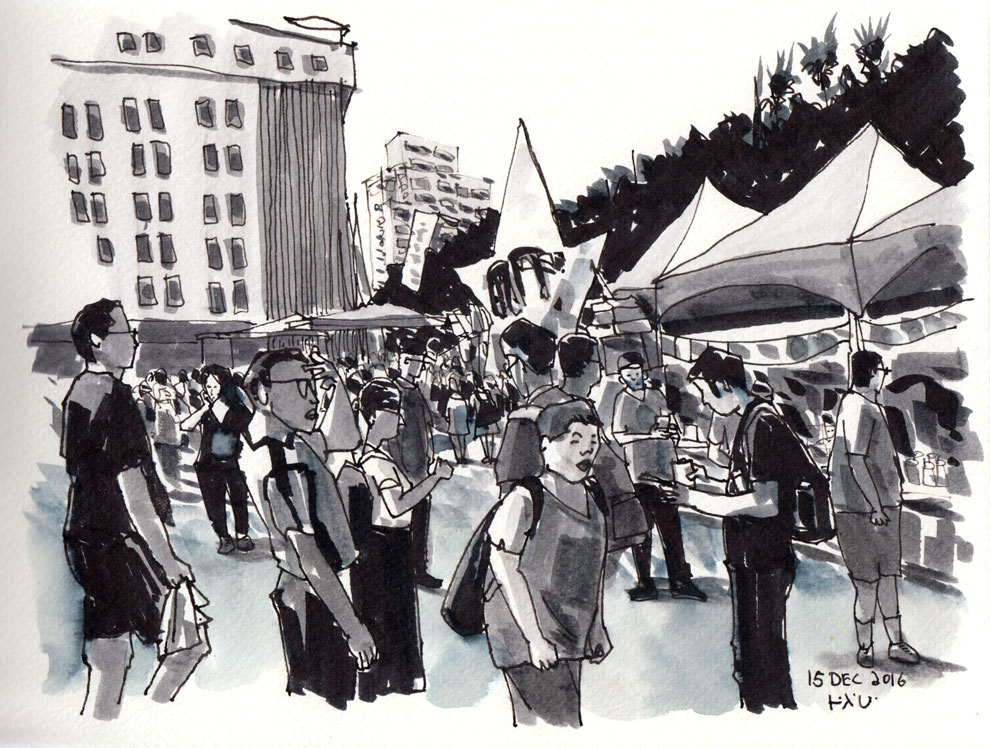 990x748 Review Tombow Dual Brush Pens (Grayscale Set) Parka Blogs - Grayscale Sketch