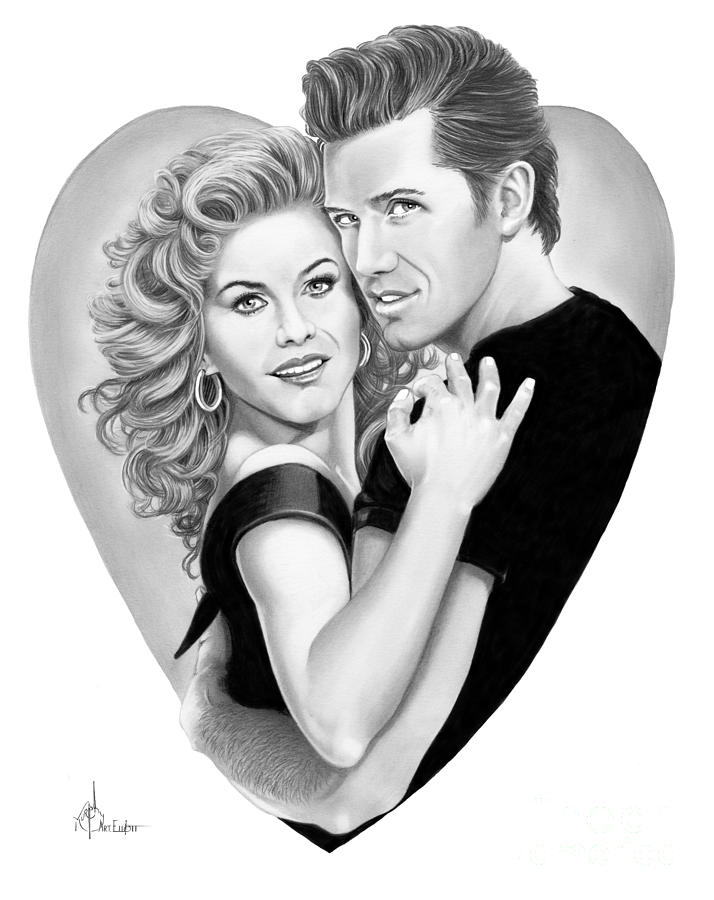 714x900 Grease Pencil Art Fine Art America - Grease Sketch