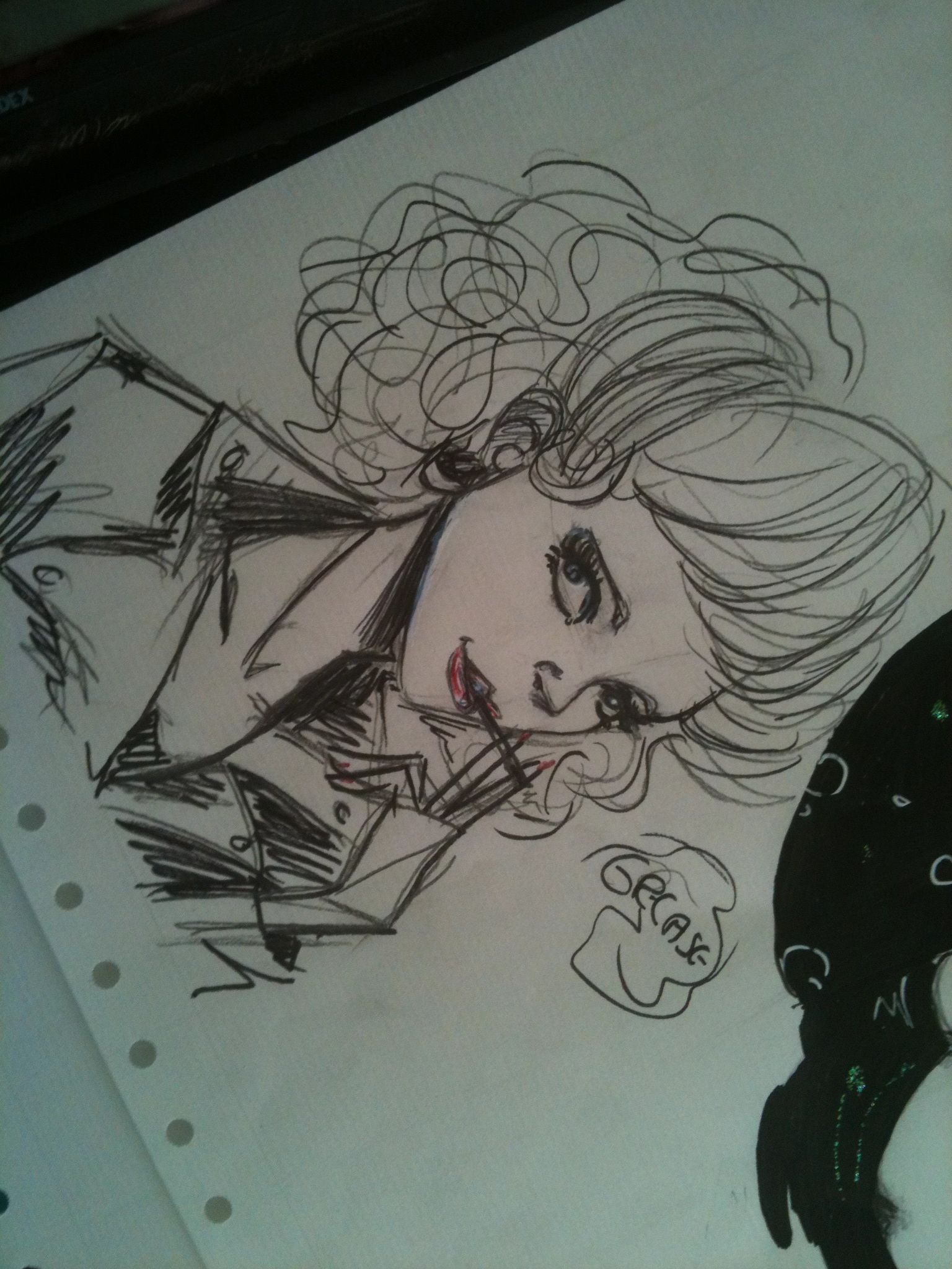 1536x2048 Sandy Grease Bad Ass Sandy Grease - Grease Sketch