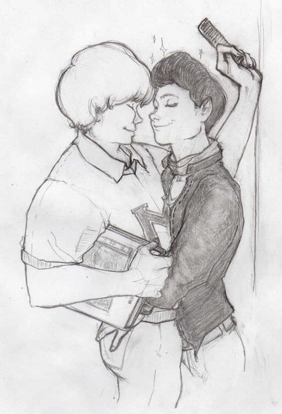 562x824 Sketch Glee Grease Au By Meomaow - Grease Sketch