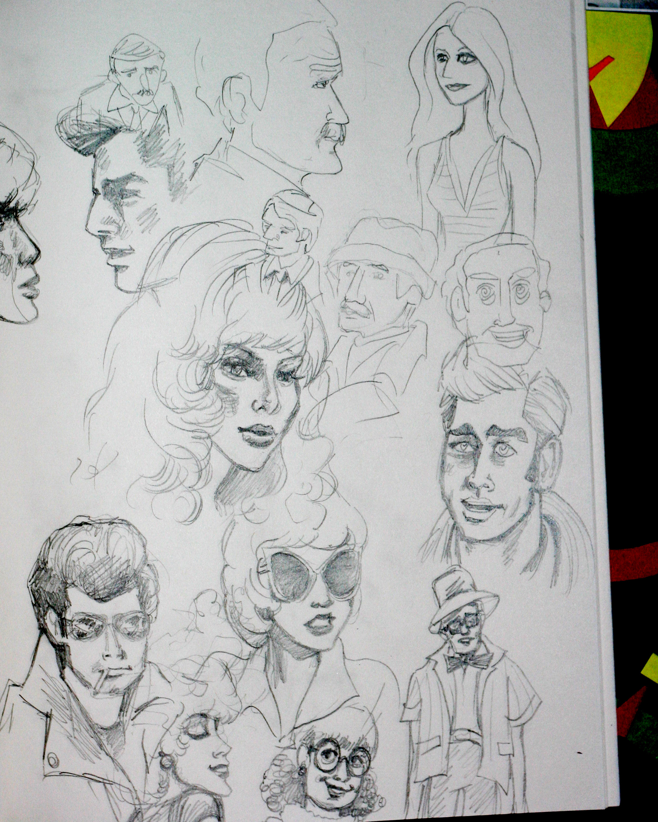 2150x2688 Sloppy Sketch Art Stuff By K - Grease Sketch