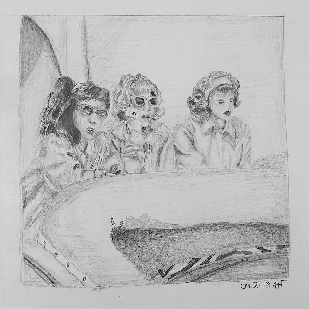 1080x1080 Greasefanart - Grease Sketch