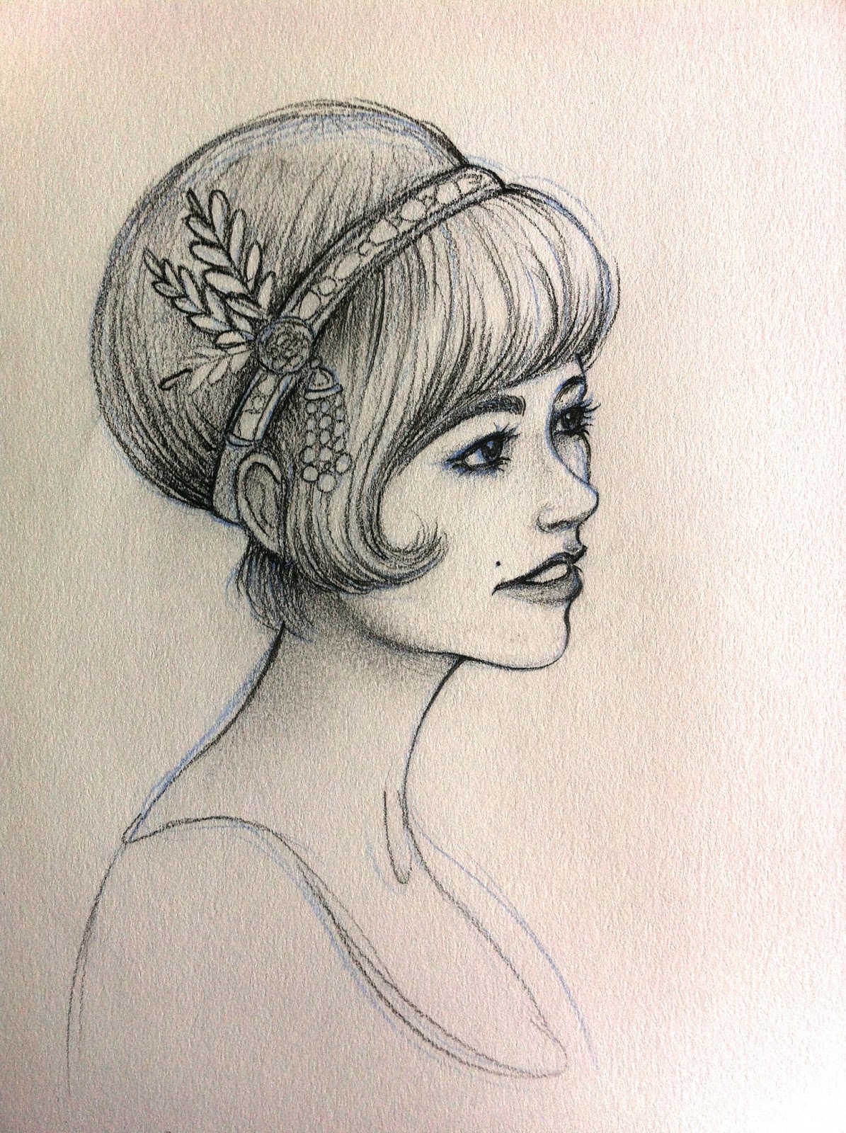 1195x1600 Han Drawn The Great Gatsby - Great Gatsby Sketch
