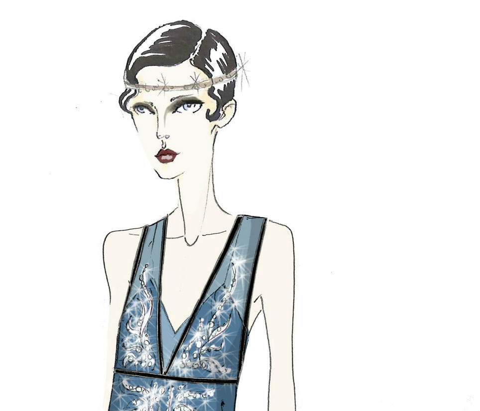 Great Gatsby Sketch at PaintingValley.com | Explore collection of Great ...