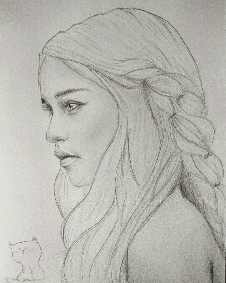 768x960 Khaleesi Of The Great Grass Sea. - Great Sketches