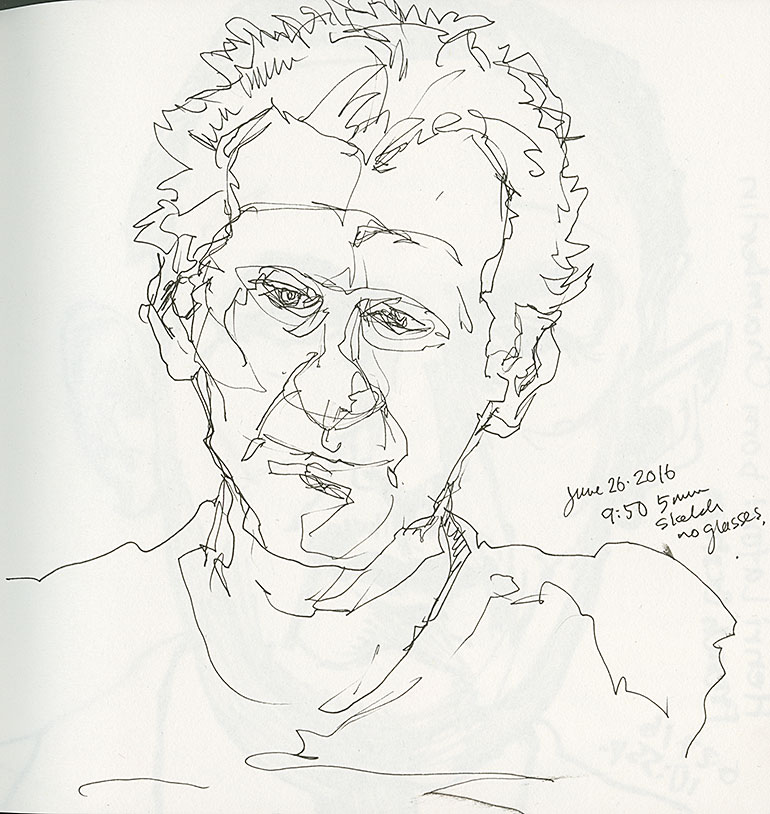 770x814 Contour Line Sketches Are A Great Way To Warm Up Rozwoundup - Great Sketches