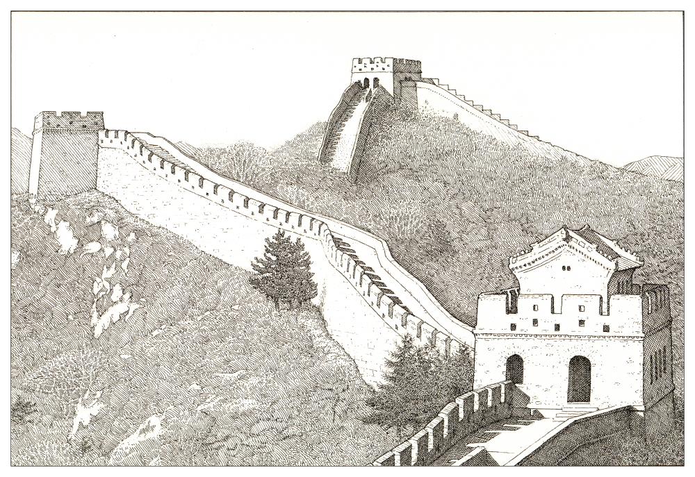 1000x687 Untitled - Great Wall Sketch