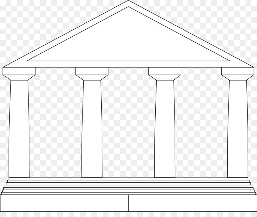 900x760 Architecture Drawing Doric Order Structure Ancient Greek Temple - Greek Architecture Sketches