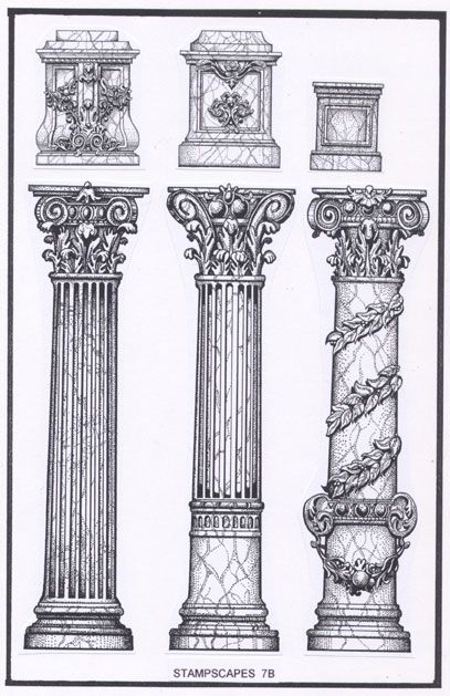 Greek Column Sketch at PaintingValley.com | Explore collection of Greek