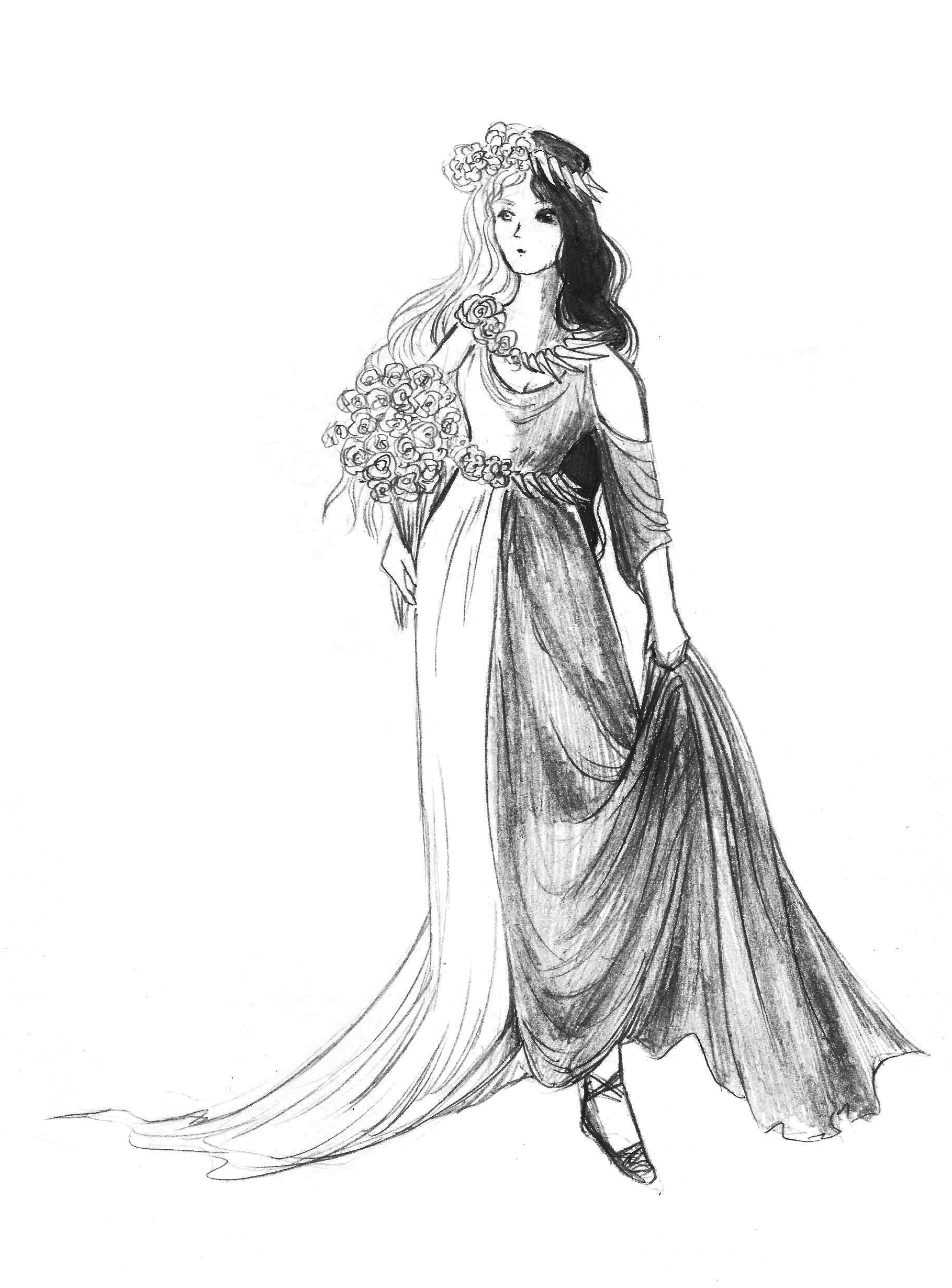 1819x2460 Persephone Greek Goddess Of Spring Crystal Vaults - Greek Goddess Sketch