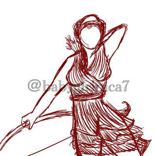 320x321 This Is A Hippocampi From Greek Mythology Hope You Like It Follow - Greek Goddess Sketch