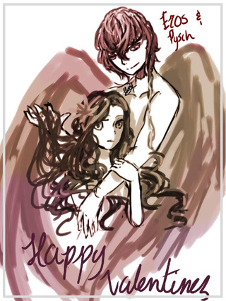 320x427 Happy Valentines! Drew A Sketch Of Two Greek Mythology Characters - Greek Mythology Sketches