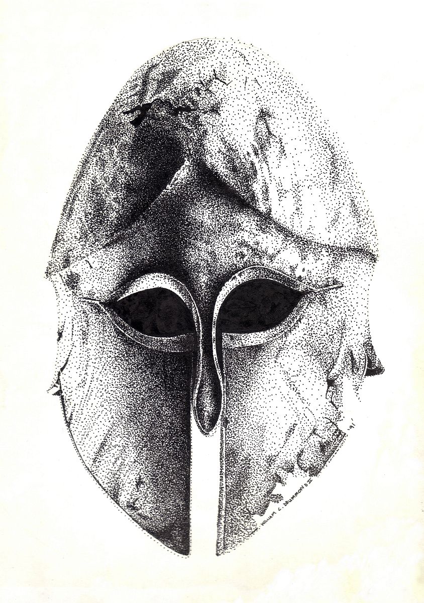 844x1200 Greek Helm - Greek Sketches