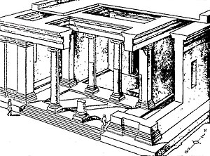 300x222 Jandial - Greek Temple Sketch
