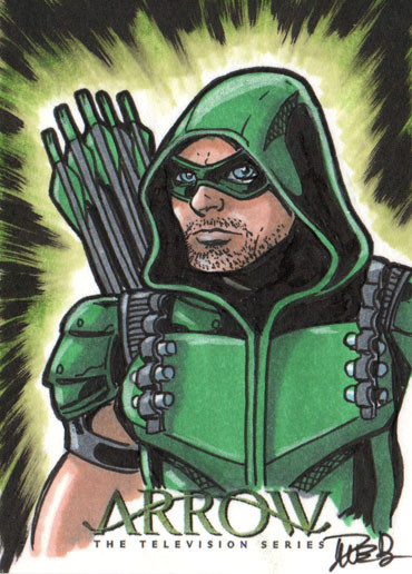 Green Arrow Sketch at PaintingValley.com | Explore collection of Green ...