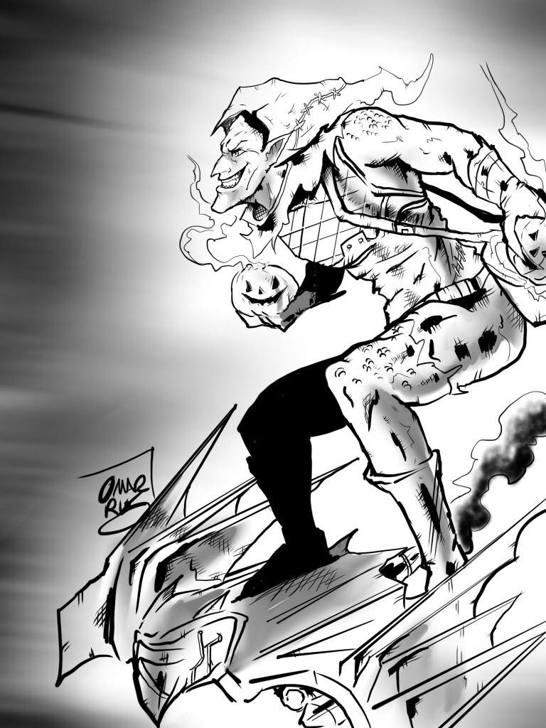 768x1024 Green Goblin Quick Sketch Comics Amino - Green Goblin Sketch