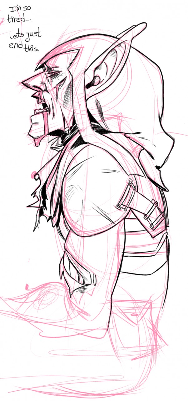 602x1280 Green Goblin Quick Sketch By Olmec - Green Goblin Sketch