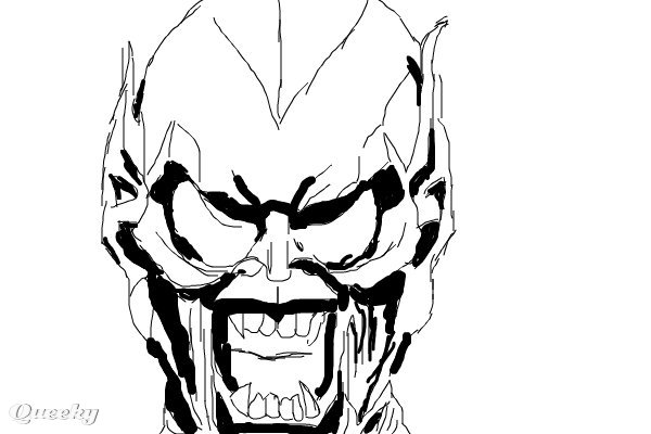 600x400 Norman Osborn Green Goblin Sketch A Character Speedpaint - Green Goblin Sketch