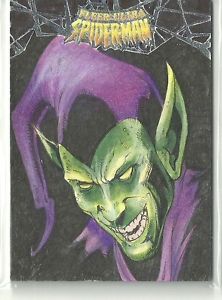 222x300 2017 Marvel Fleer Ultra Spider Man Green Goblin Sketch Card - Green Goblin Sketch