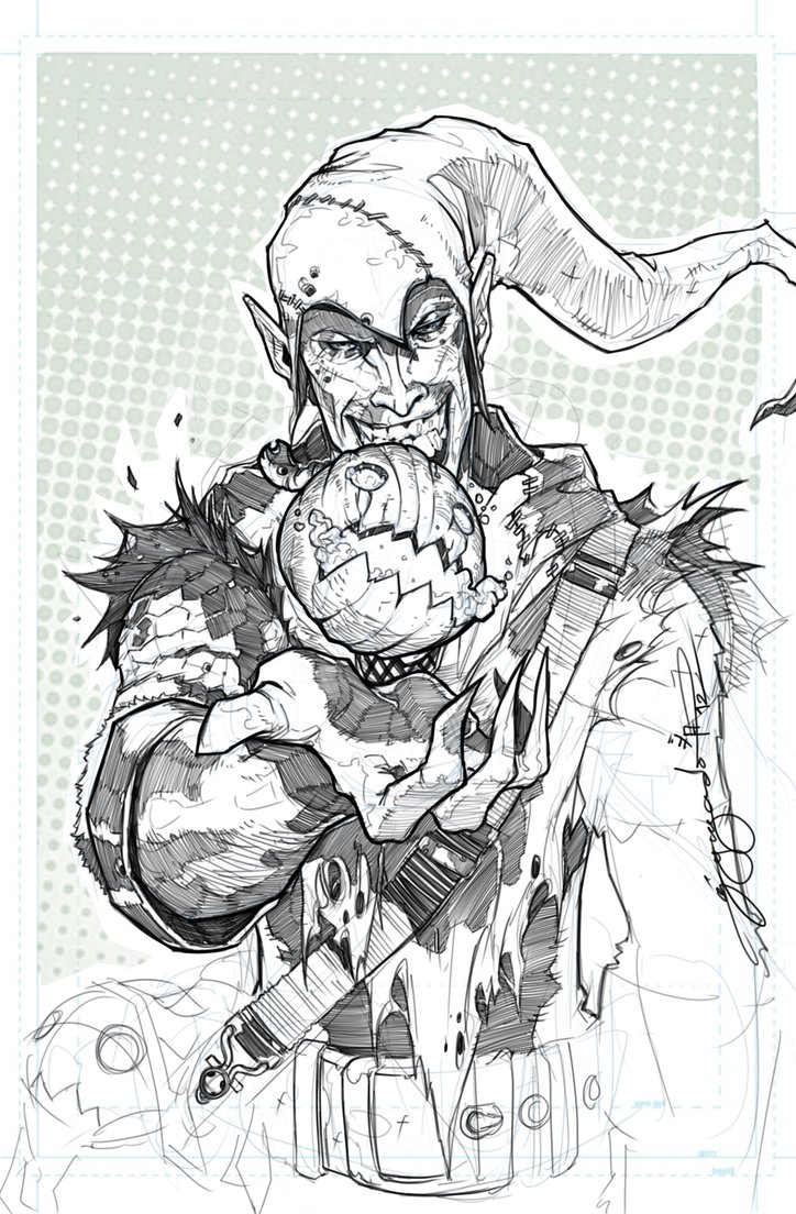 724x1104 Green Goblin Sketch By Karnxjiro - Green Goblin Sketch