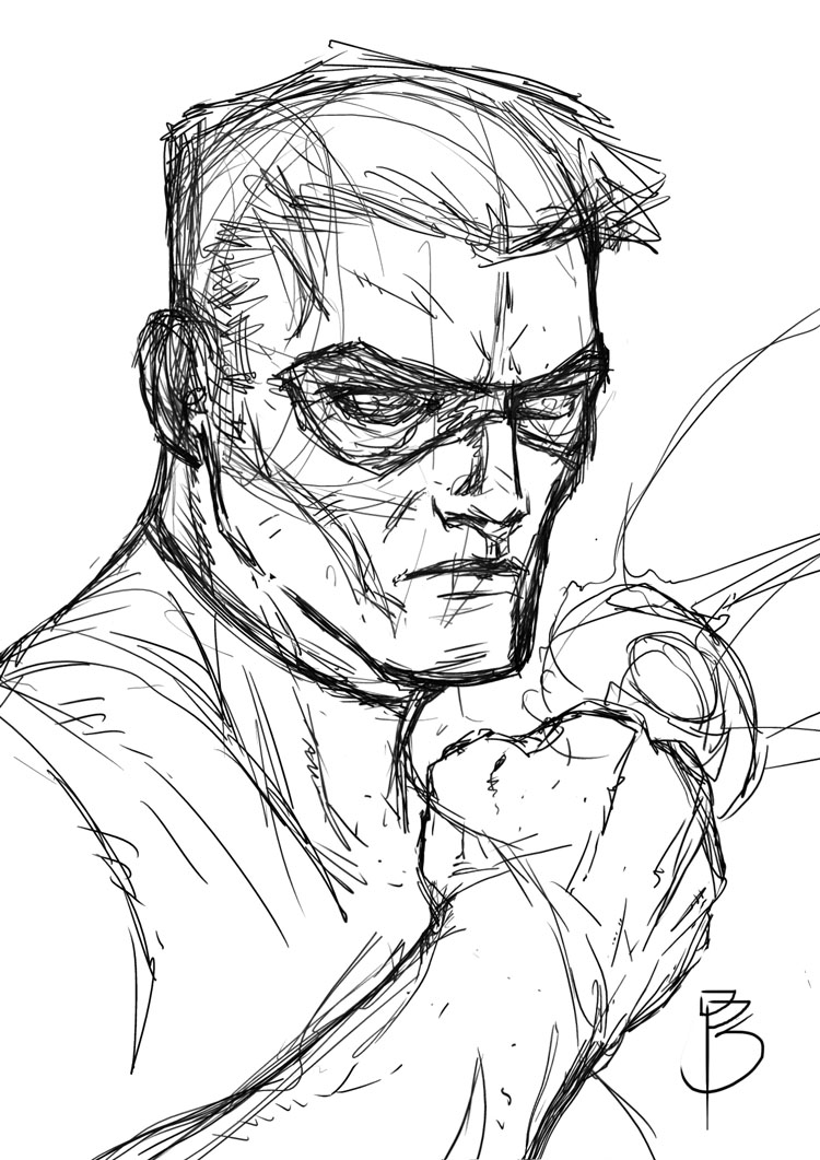 750x1061 Green Lantern Simple Sketch - Green Lantern Sketch