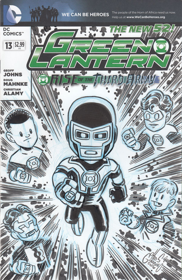 600x922 Green Lantern Sketch Cover Chris Giarrusso - Green Lantern Sketch